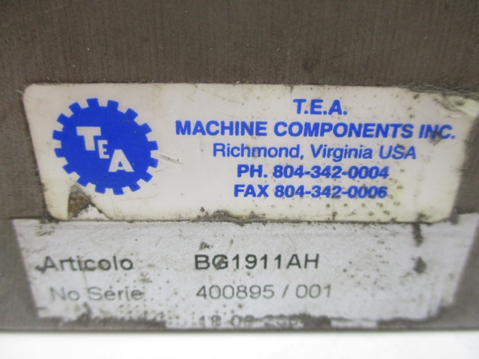 MACHINE COMPONENTS BG1911AH UNMP