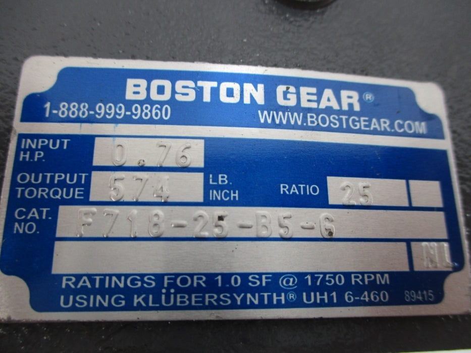 BOSTON GEAR F718-25-B5-G NSNP