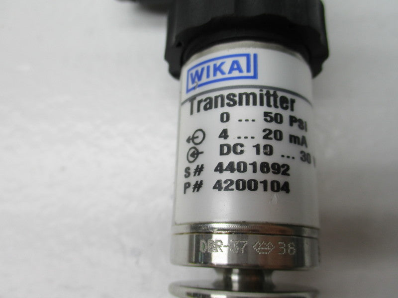 WIKA SA-11 42001692 10-30V 0-50PSI NSNP