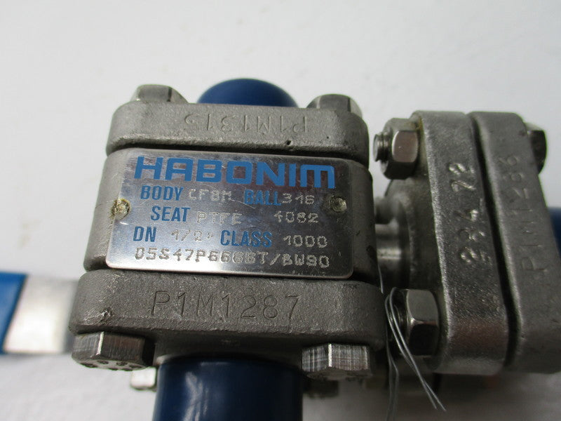 HABONIM CF8M D47P6666T/BW90 1/2" NSNP