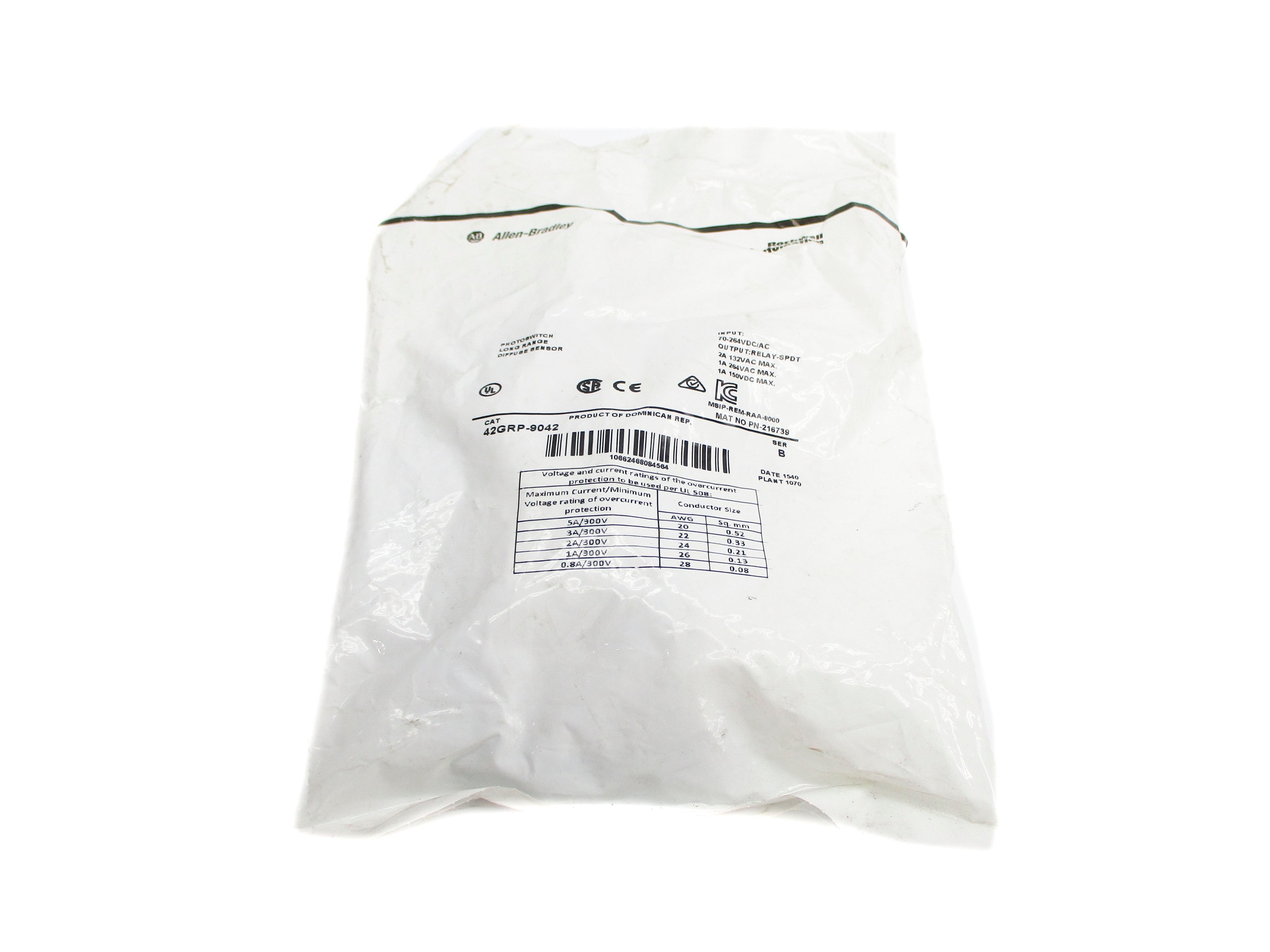 INDUSTRIAL SPARE PART 42GRP-9042 SER. B NSMP