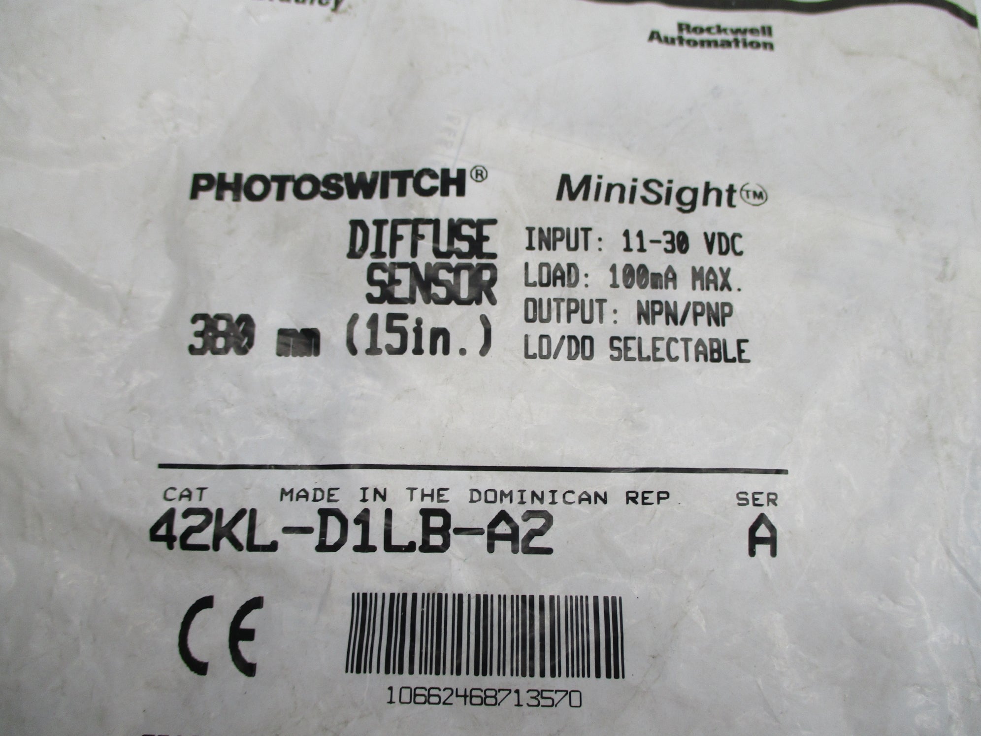 ALLEN BRADLEY 42KL-D1LB-A2 SER. A 11-30VDC NSMP