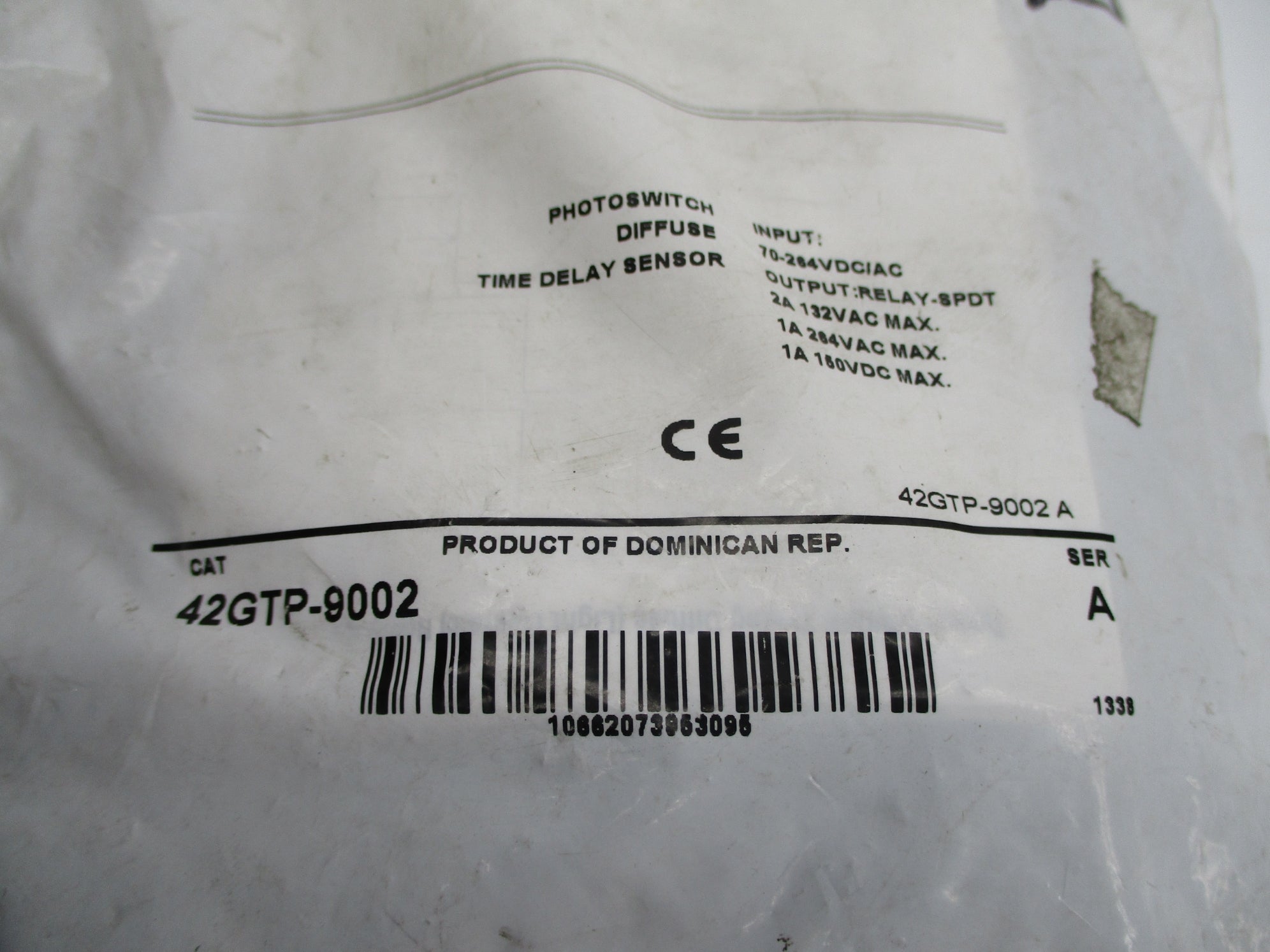 INDUSTRIAL SPARE PART 42GTP-9002 SER. A 70-264VAC/DC 1A NSMP