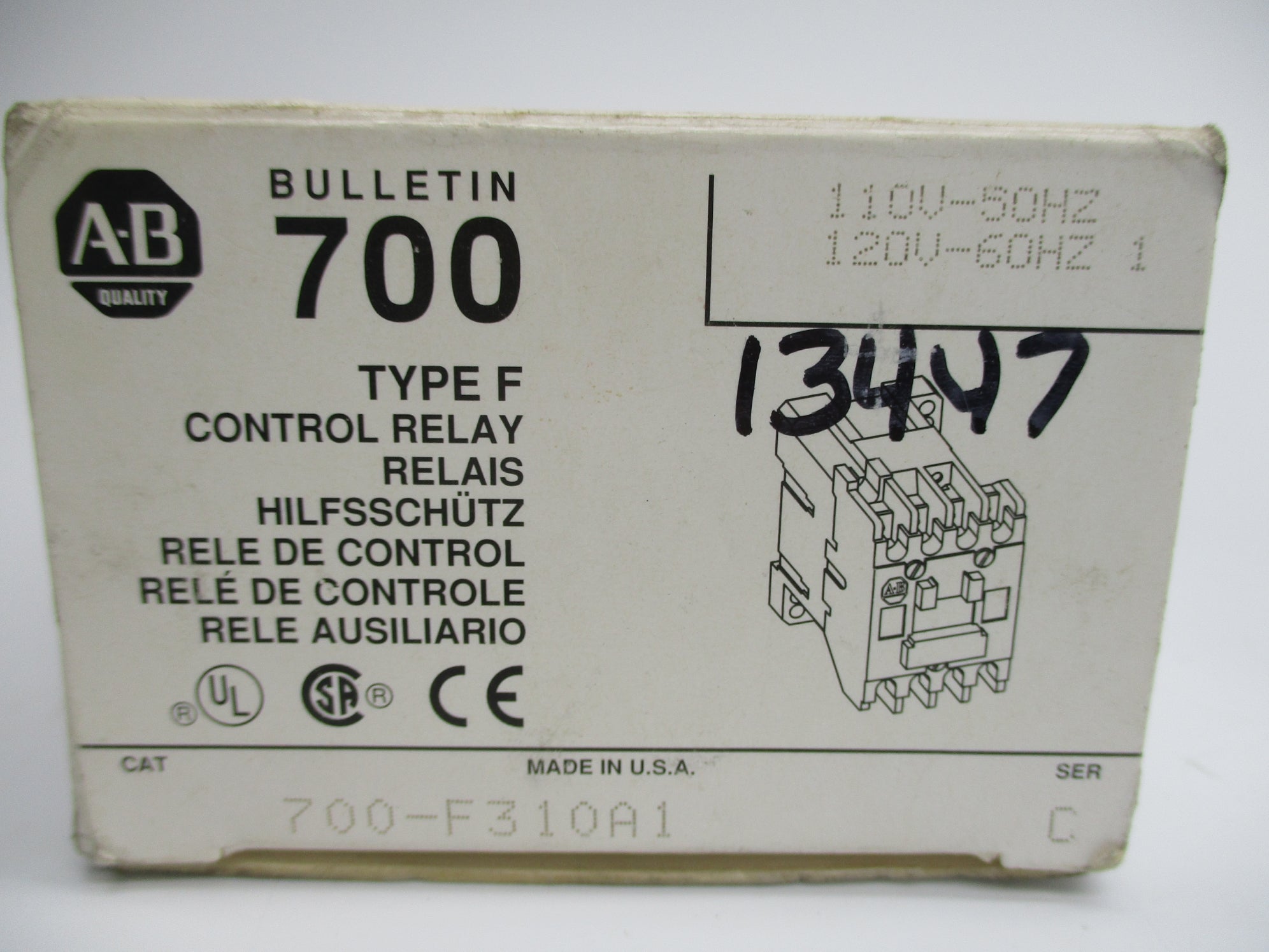 INDUSTRIAL SPARE PART 700-F310A1 SER. C 110/120V (GY/BL) NSMP