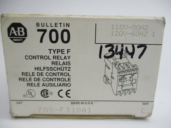 ALLEN BRADLEY 700-F310A1 SER. C 110/120V (GY/BL) NSMP