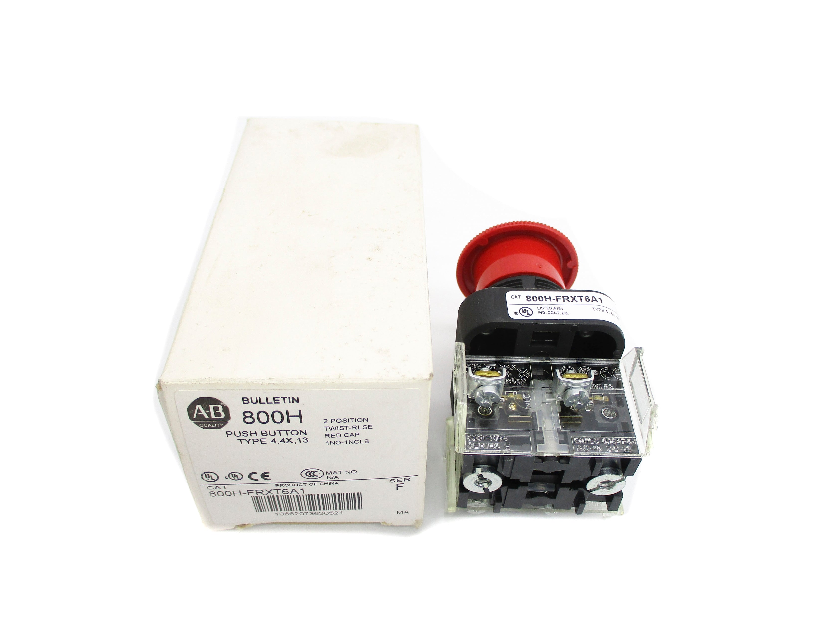 ALLEN BRADLEY 800H-FRXT6A1 SER. F (WH) NSMP