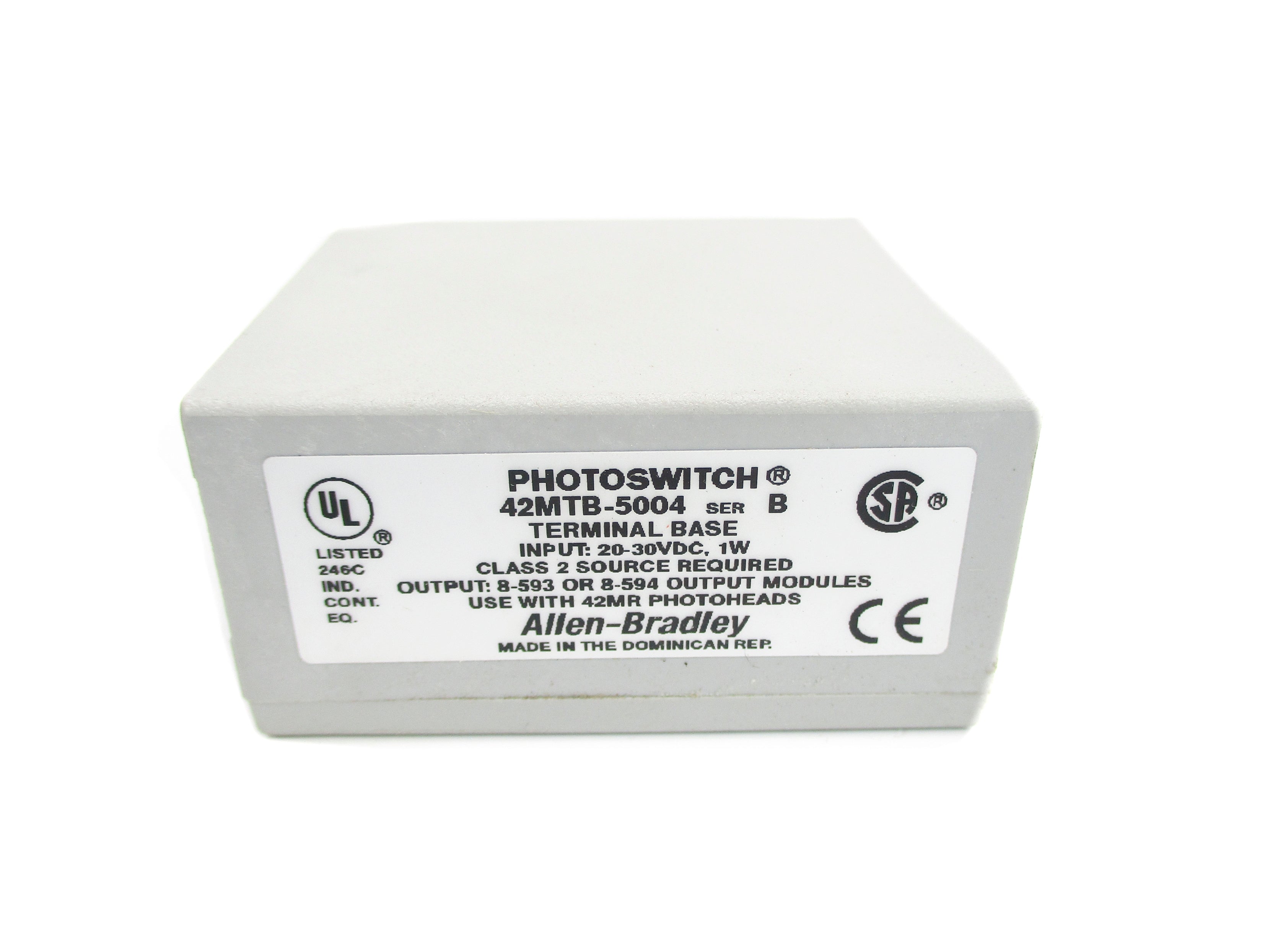 INDUSTRIAL SPARE PART 42MTB-5004 SER. B 20-30VDC UNMP