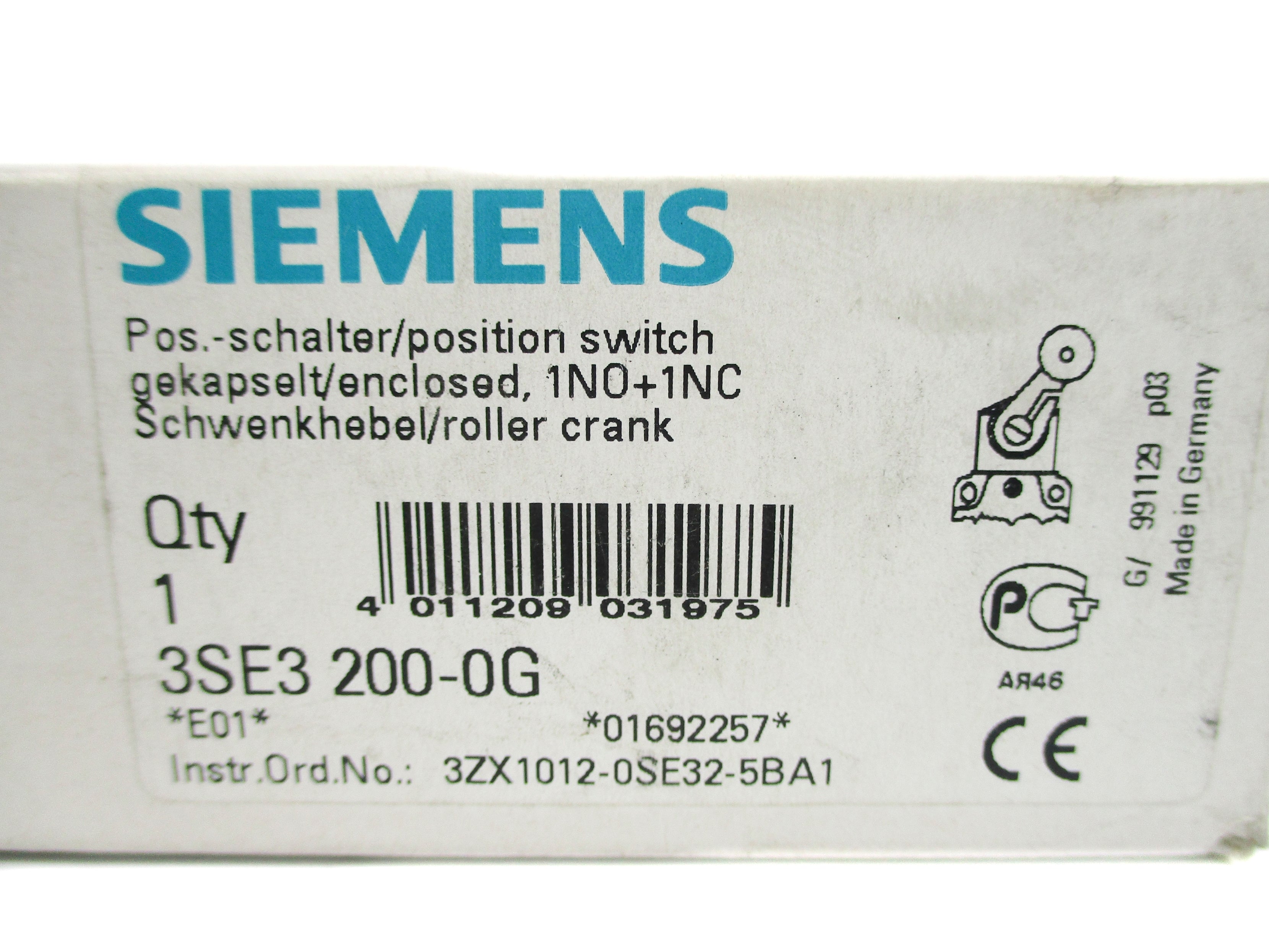 SIEMENS 3SE3200-0G NSMP