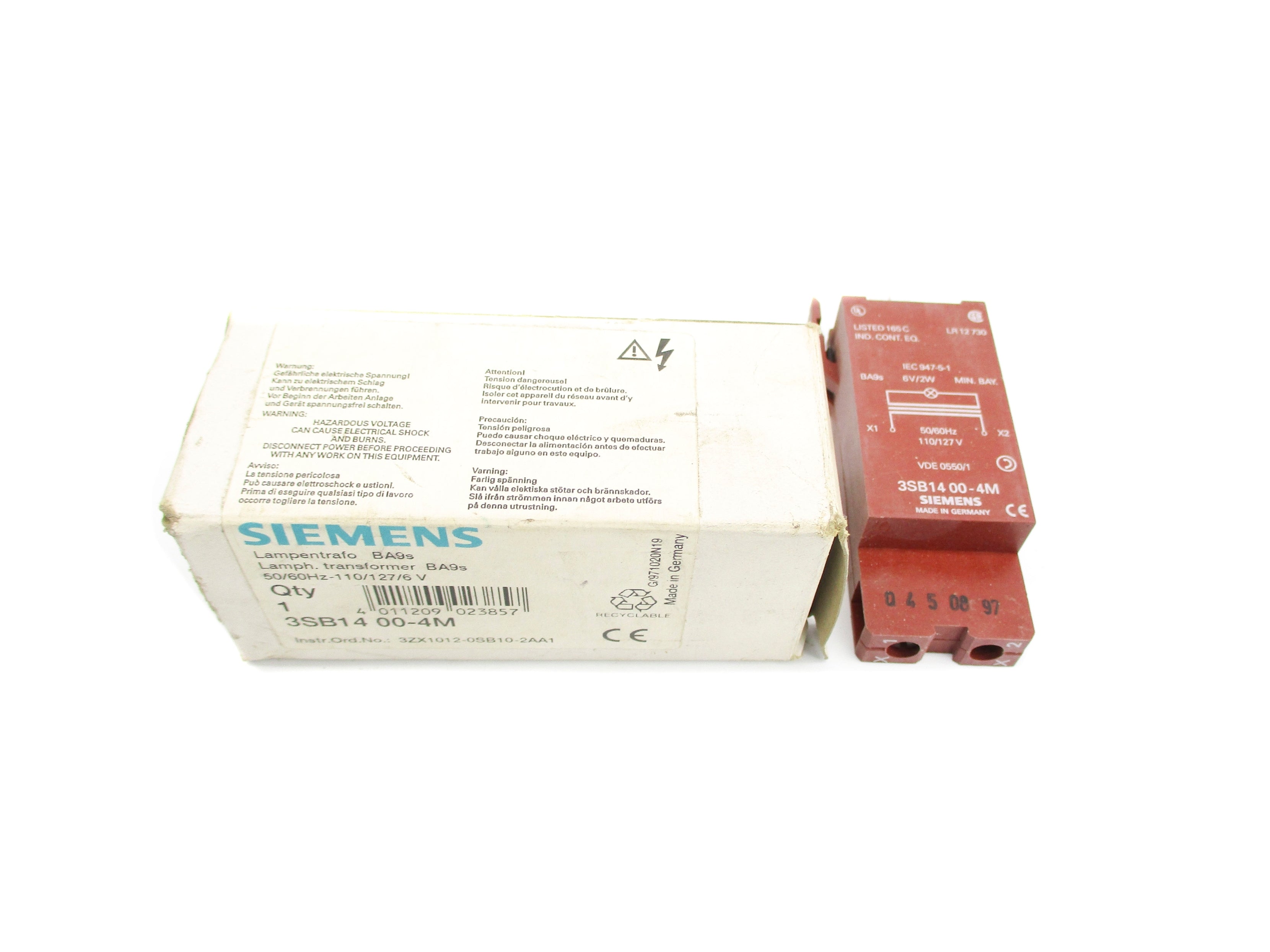 SIEMENS 3SB1400-4M 110/127V NSMP