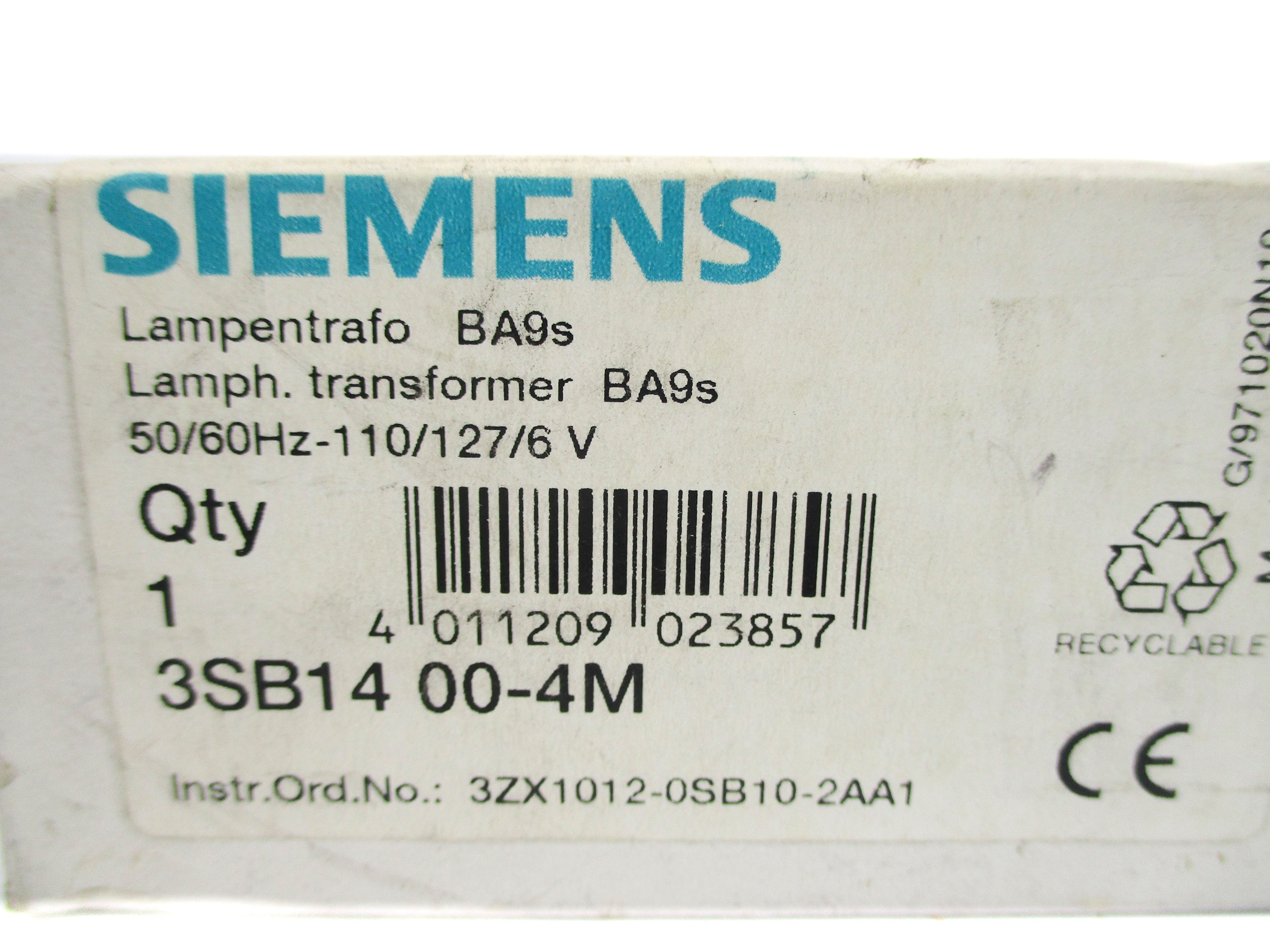 SIEMENS 3SB1400-4M 110/127V NSMP