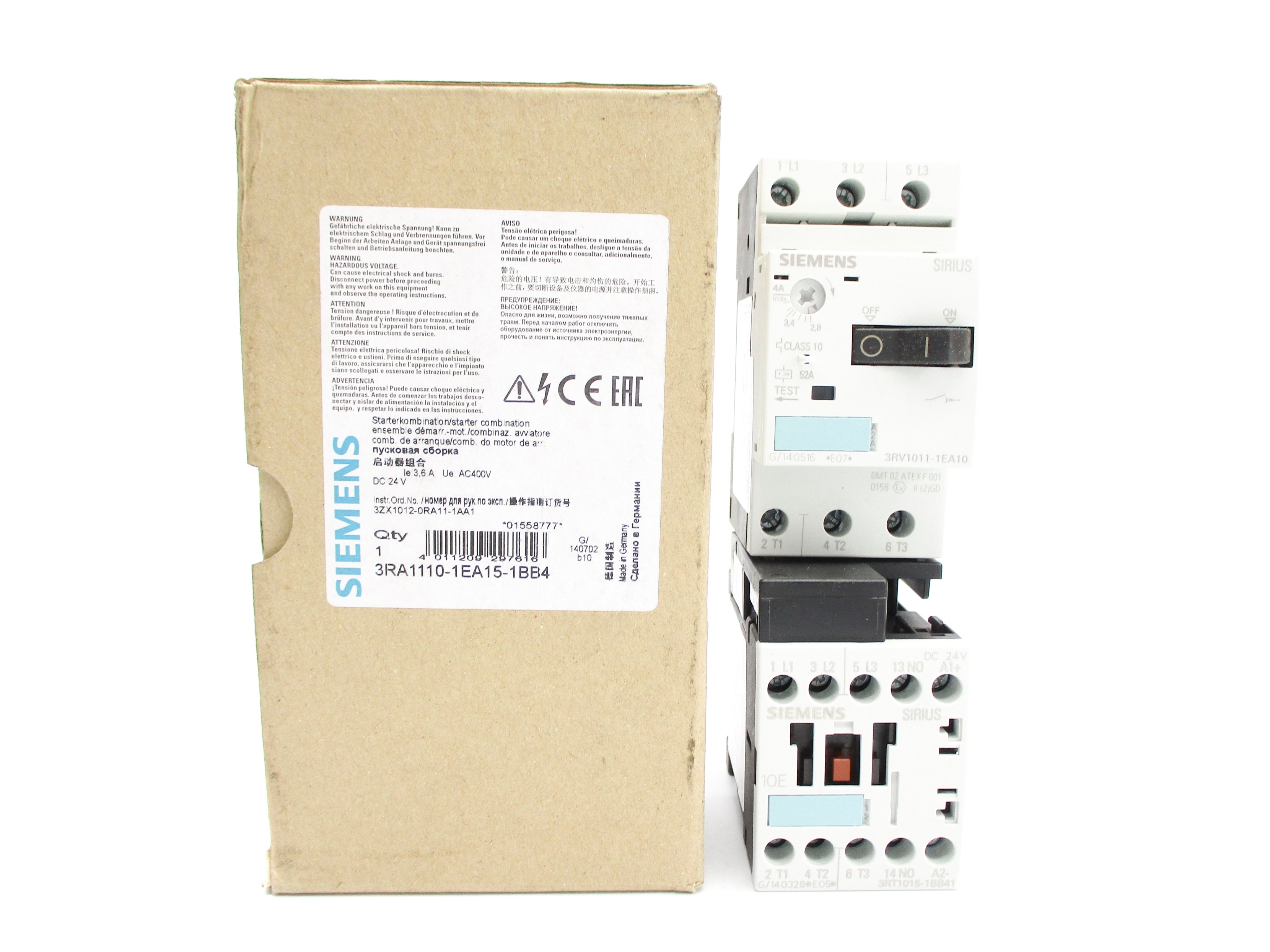 SIEMENS 3RA1110-1EA15-1BB4 NSMP