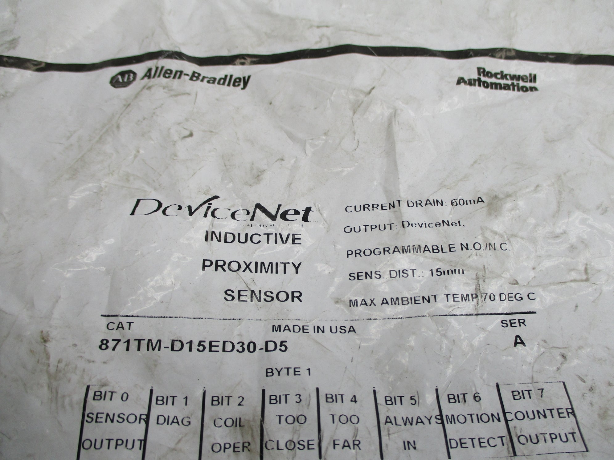 INDUSTRIAL SPARE PART 871TM-D15ED30-D5 SER. A NSMP