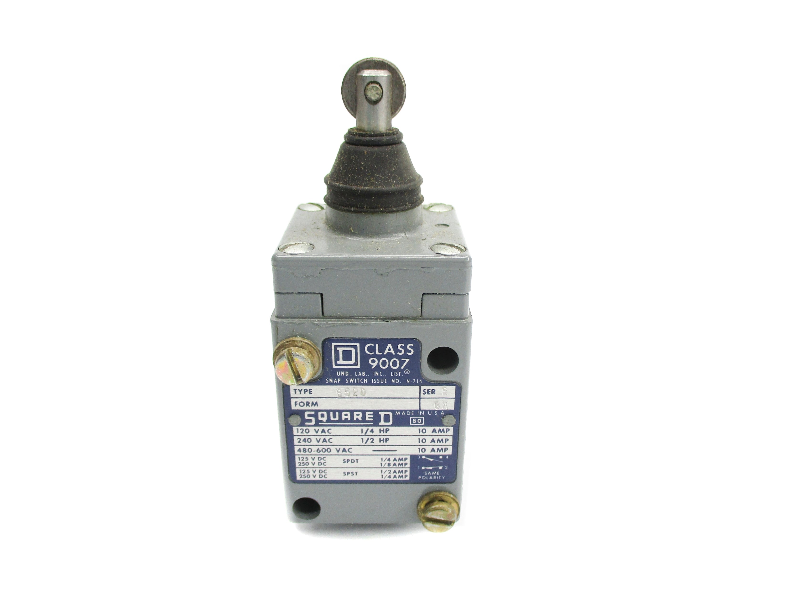 SQUARE D 9007B52D SER. B UNMP