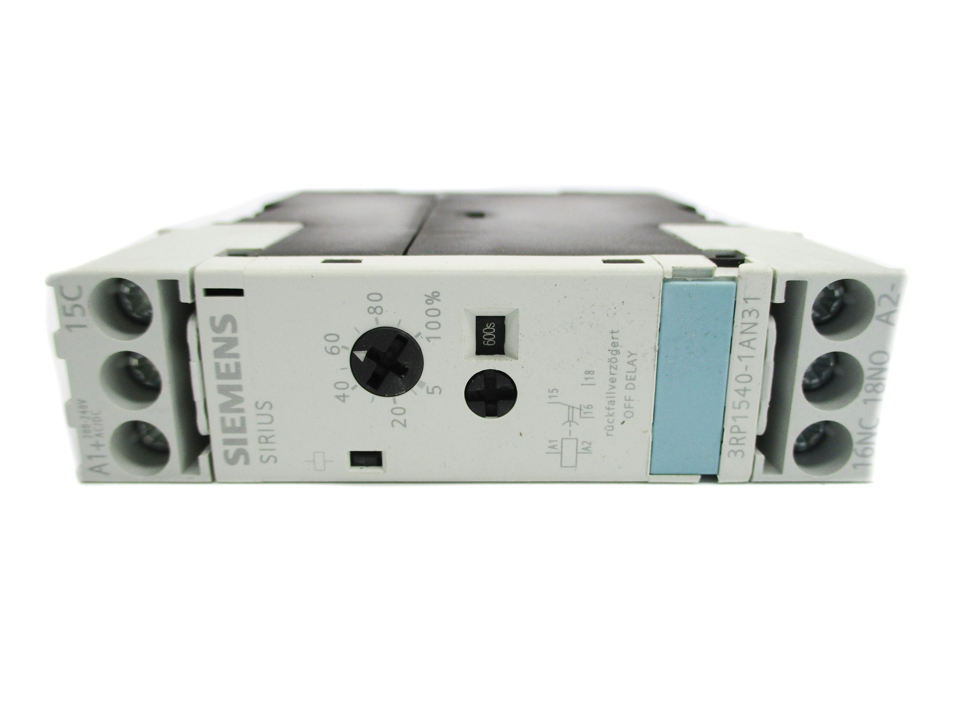 SIEMENS 3RP1540-1AN31 0.05-600S 200/240VAC/DC UNMP