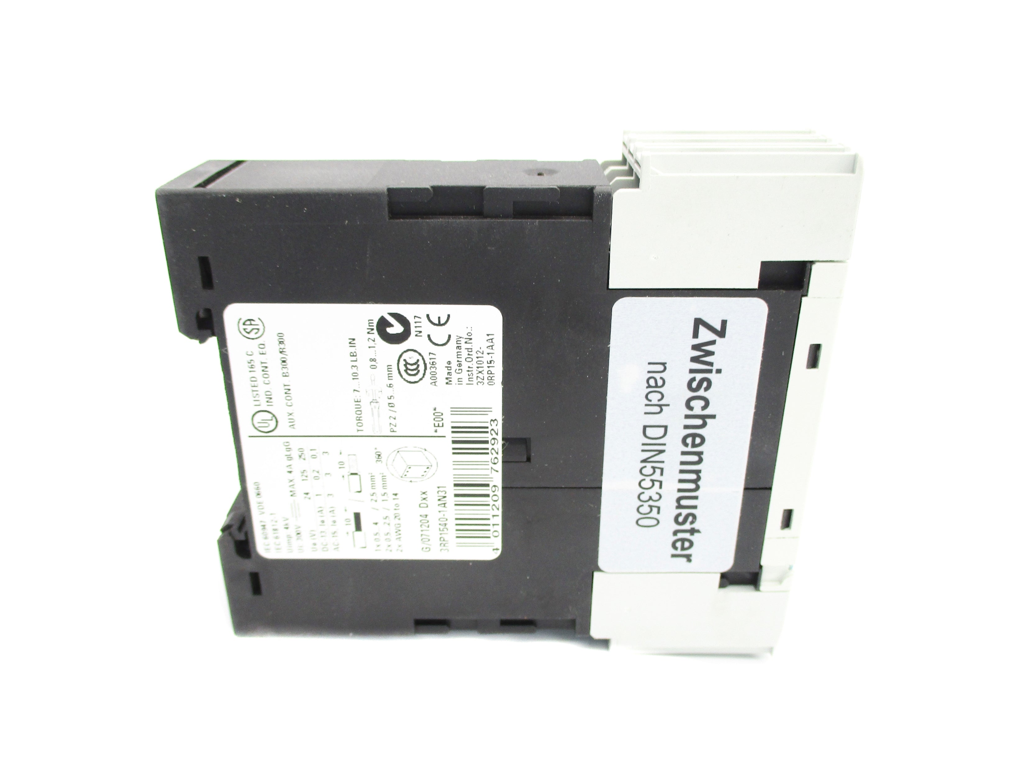 SIEMENS 3RP1540-1AN31 0.05-600S 200/240VAC/DC UNMP