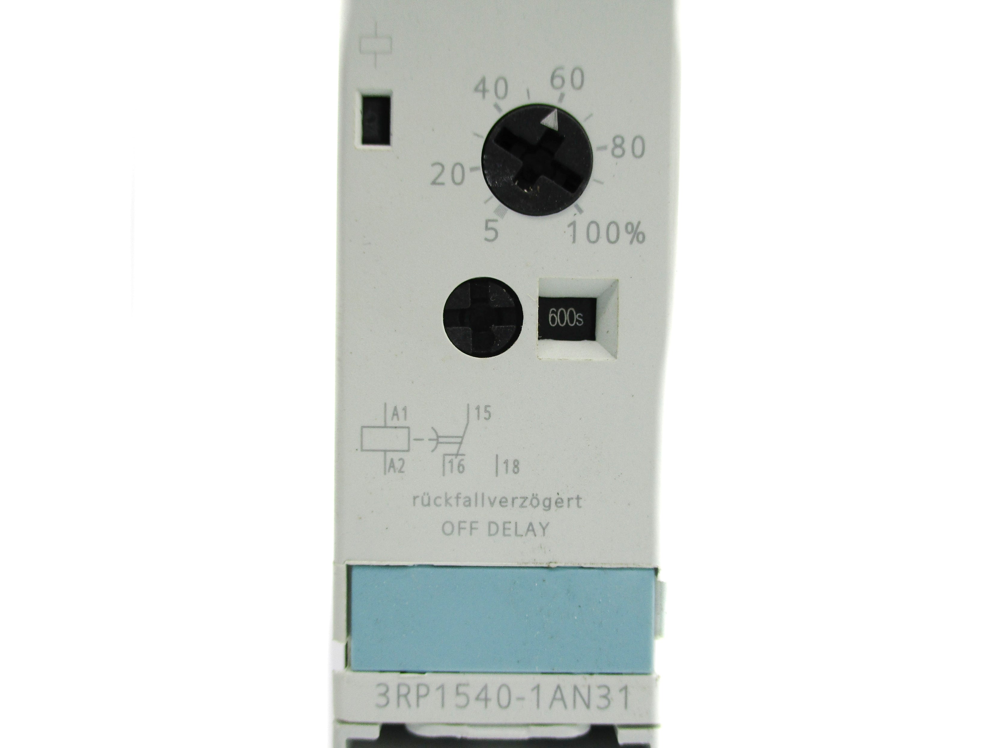 SIEMENS 3RP1540-1AN31 0.05-600S 200/240VAC/DC UNMP