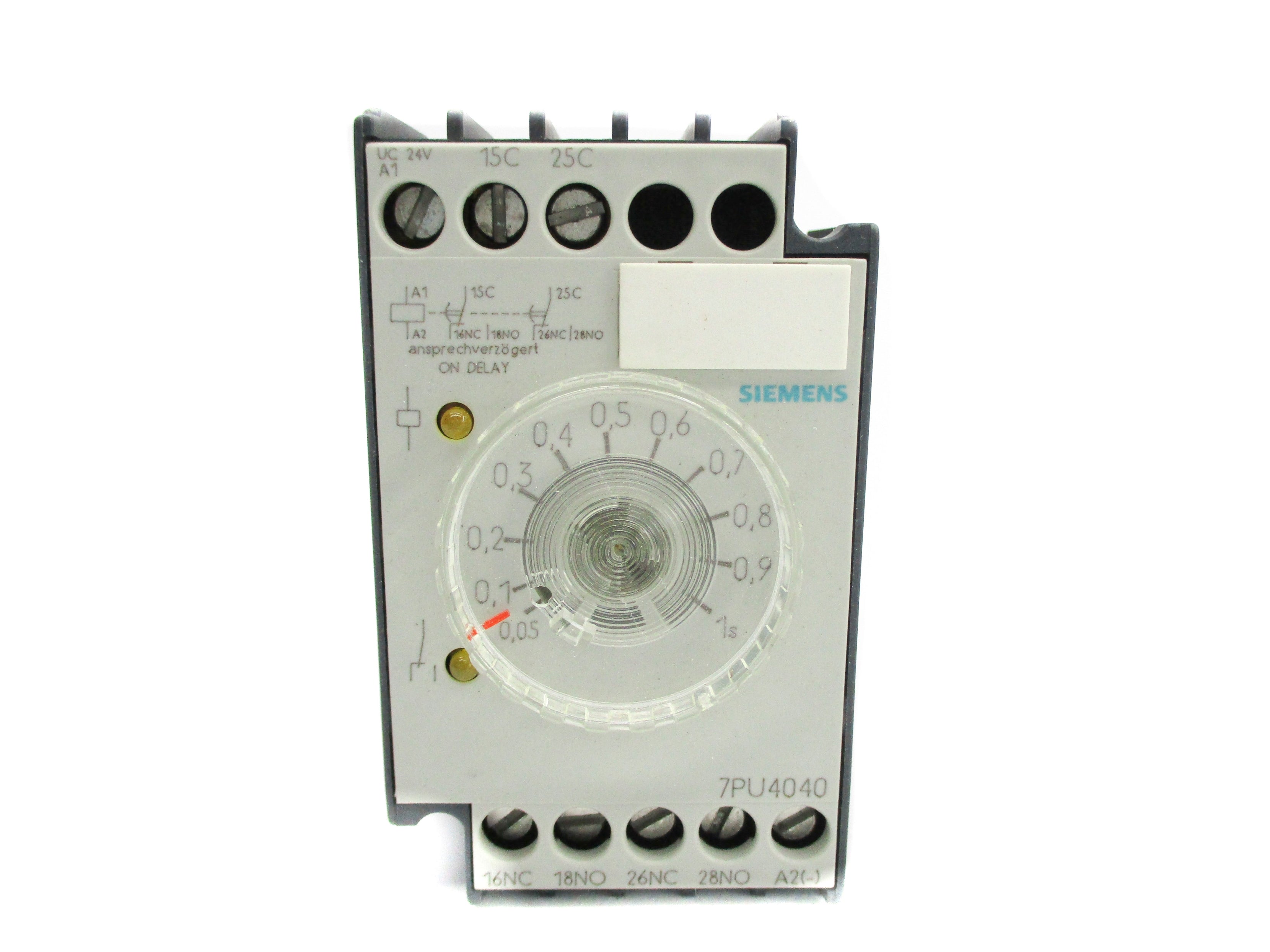 SIEMENS 7PU4040-0BB30 0.05-1S 24V UNMP