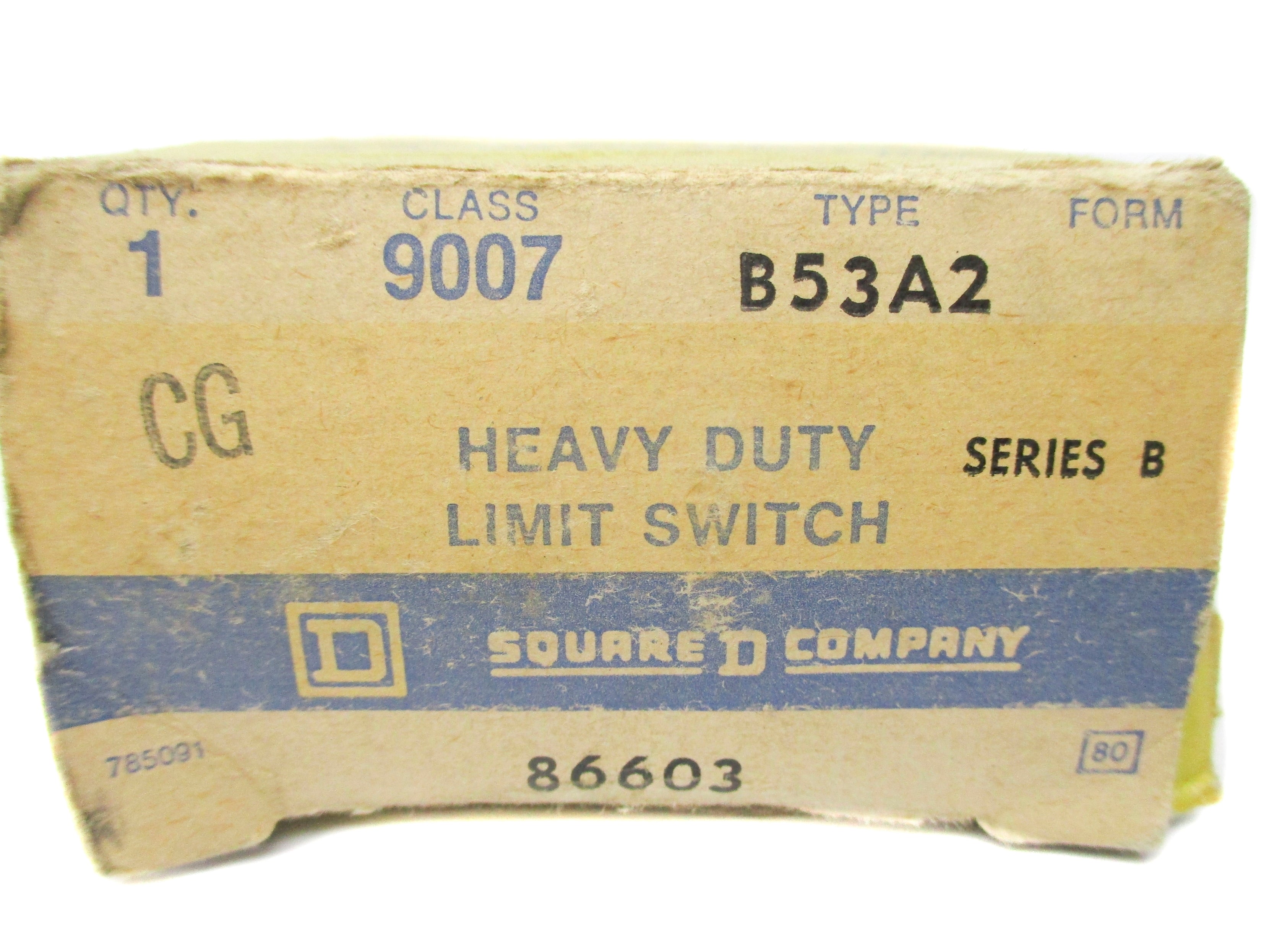 SQUARE D 9007B53A2 SER. B NSMP