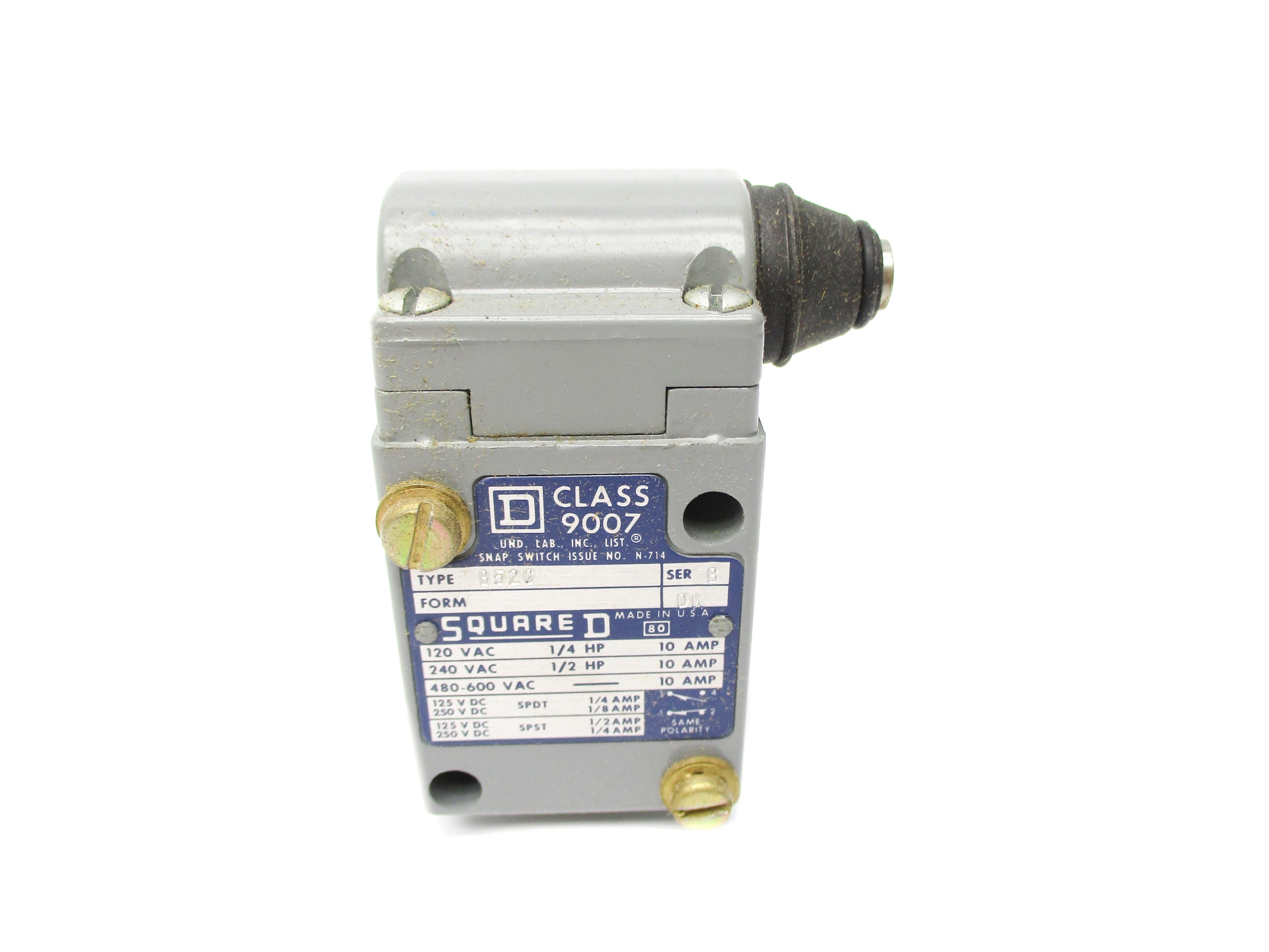 SQUARE D 9007B52G SER. B UNMP