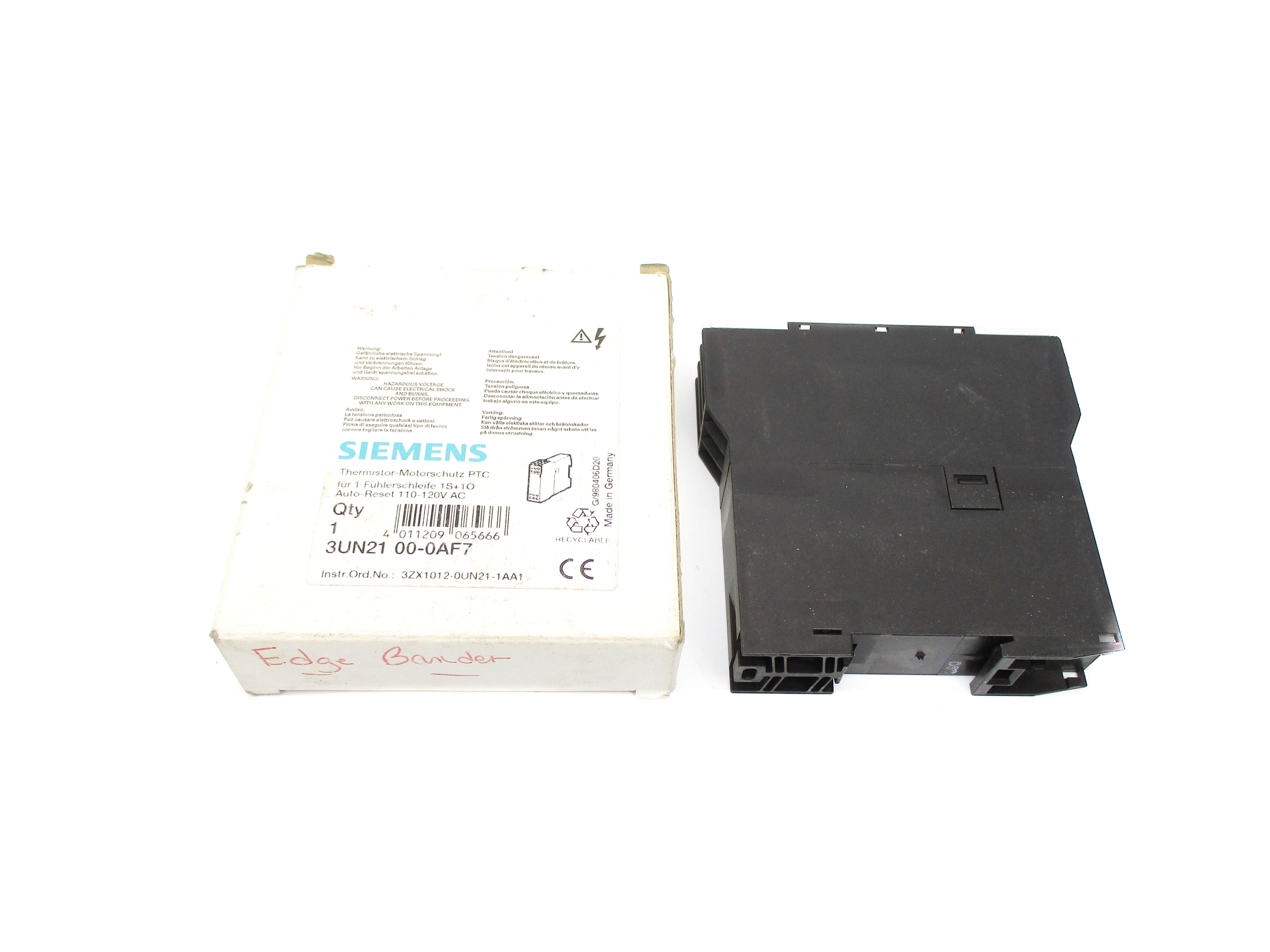 SIEMENS 3UN2100-0AF7 110/120VAC NSMP