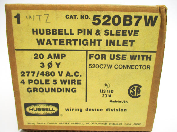 HUBBELL 520B7W NSMP