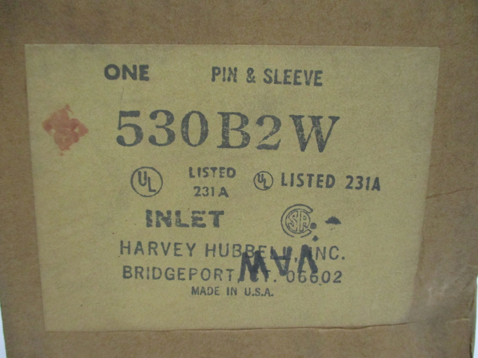HUBBELL 530B2W NSMP