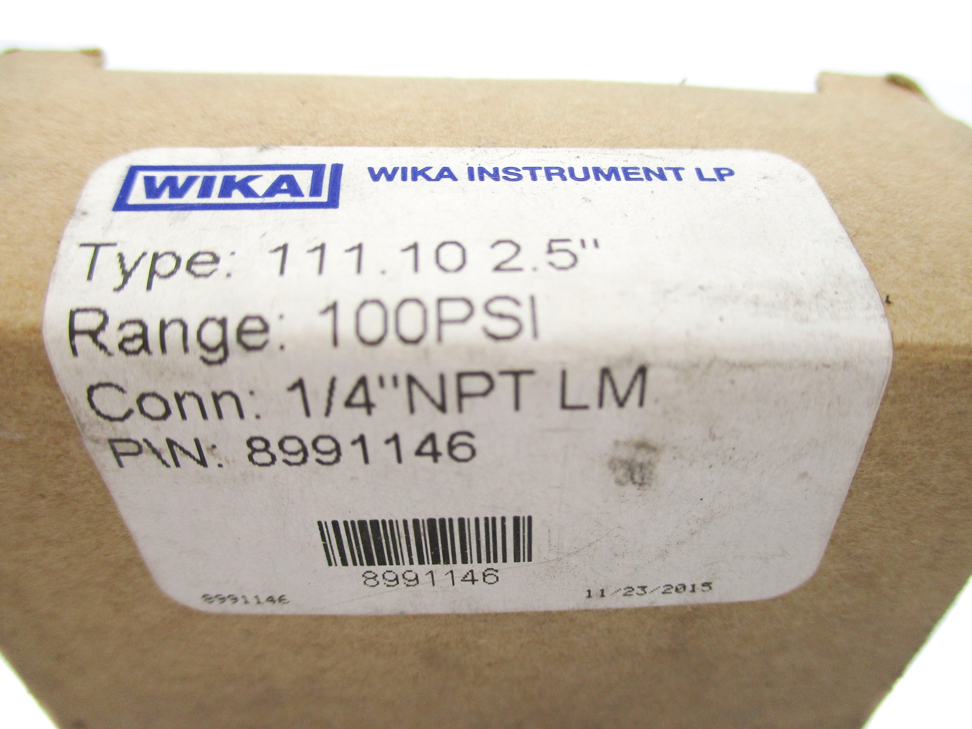 WIKA 8991146 100PSI NSMP