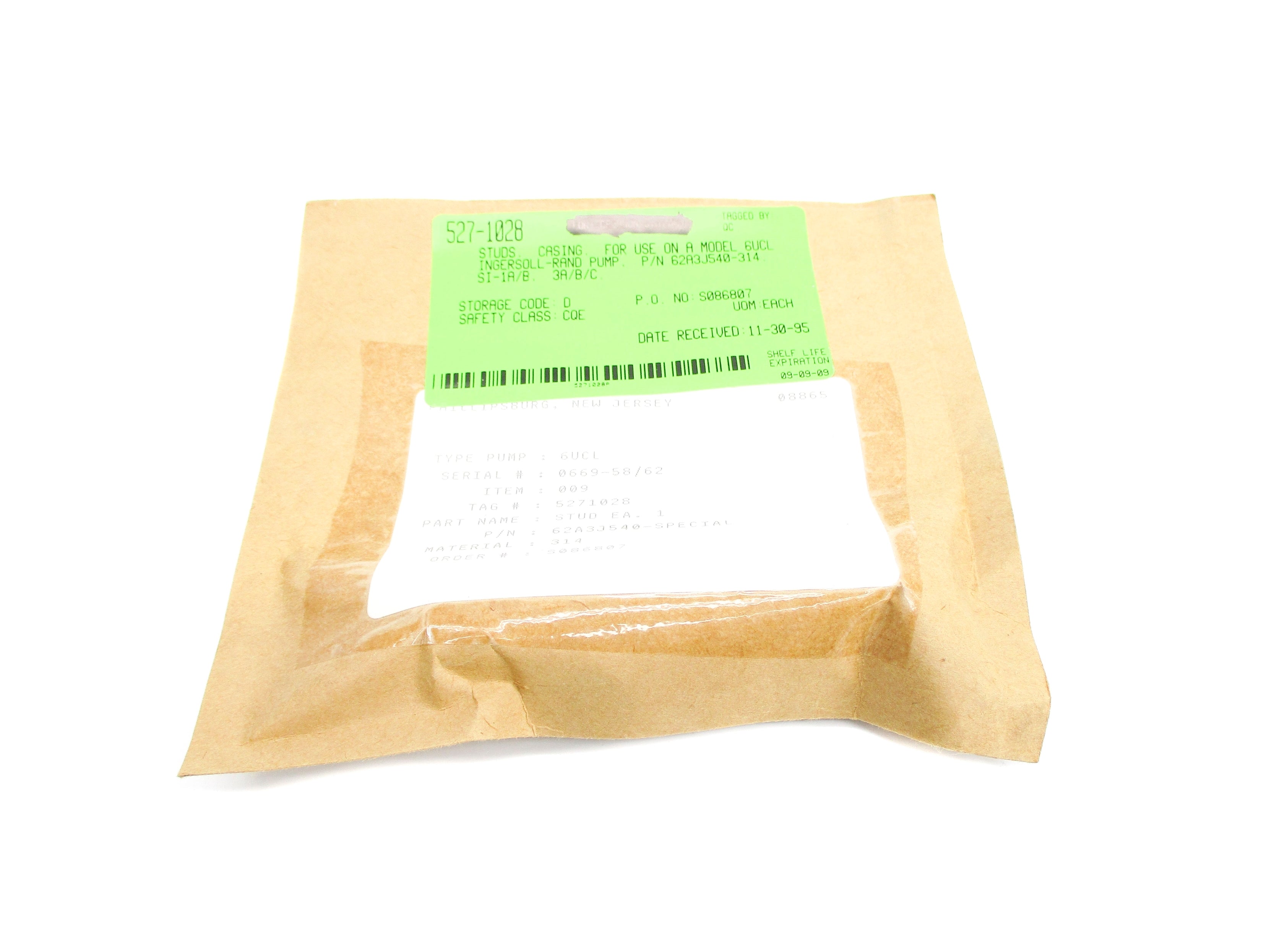 SPARE PART 62A3J540 NSFS