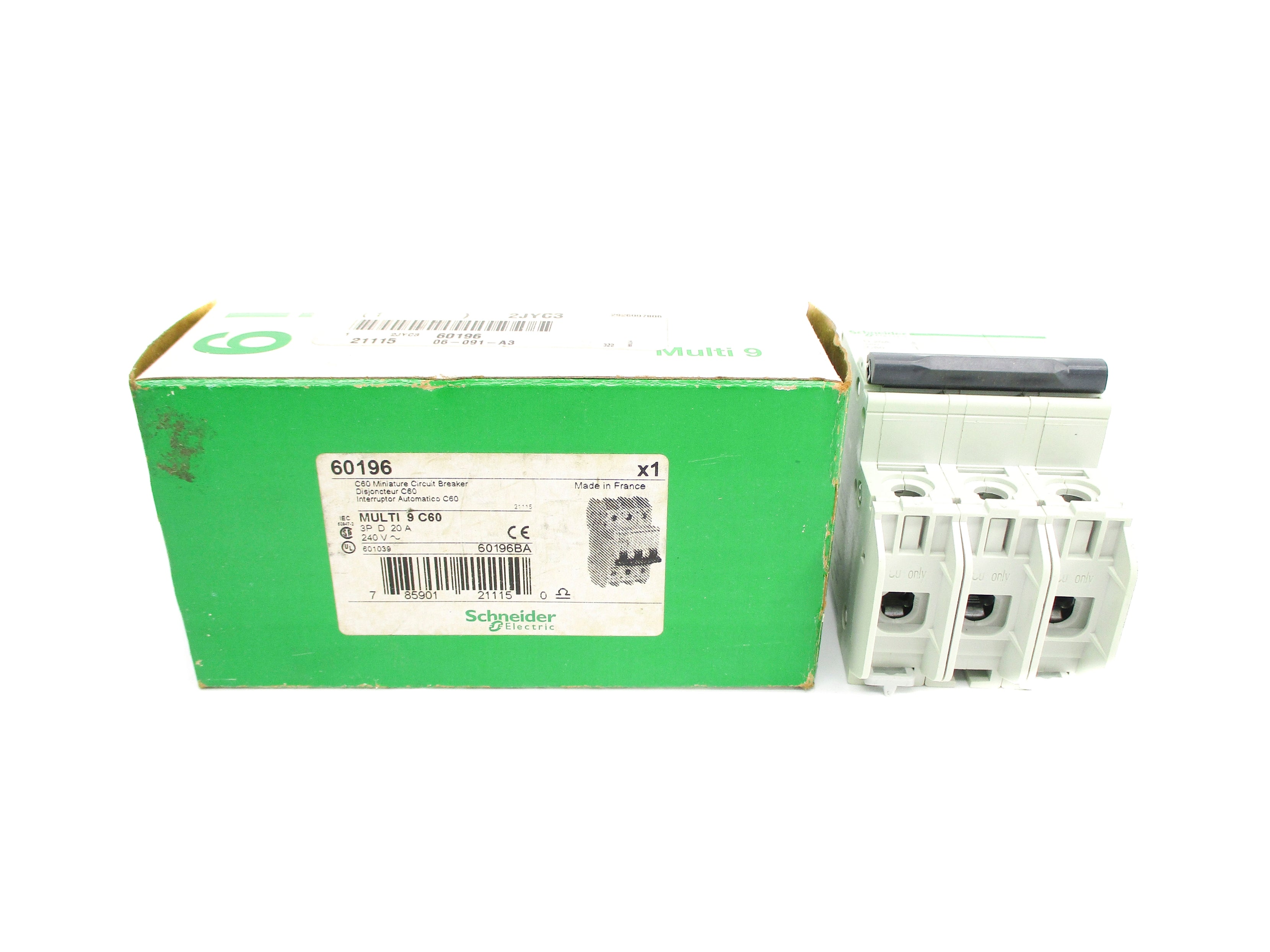 SCHNEIDER ELECTRIC 60196 240V 20A NSMP