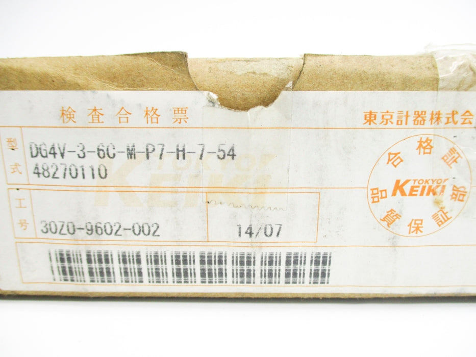 TOKYO KEIKI DG4V-3-6C-M-P7-H-7-54 NSMP