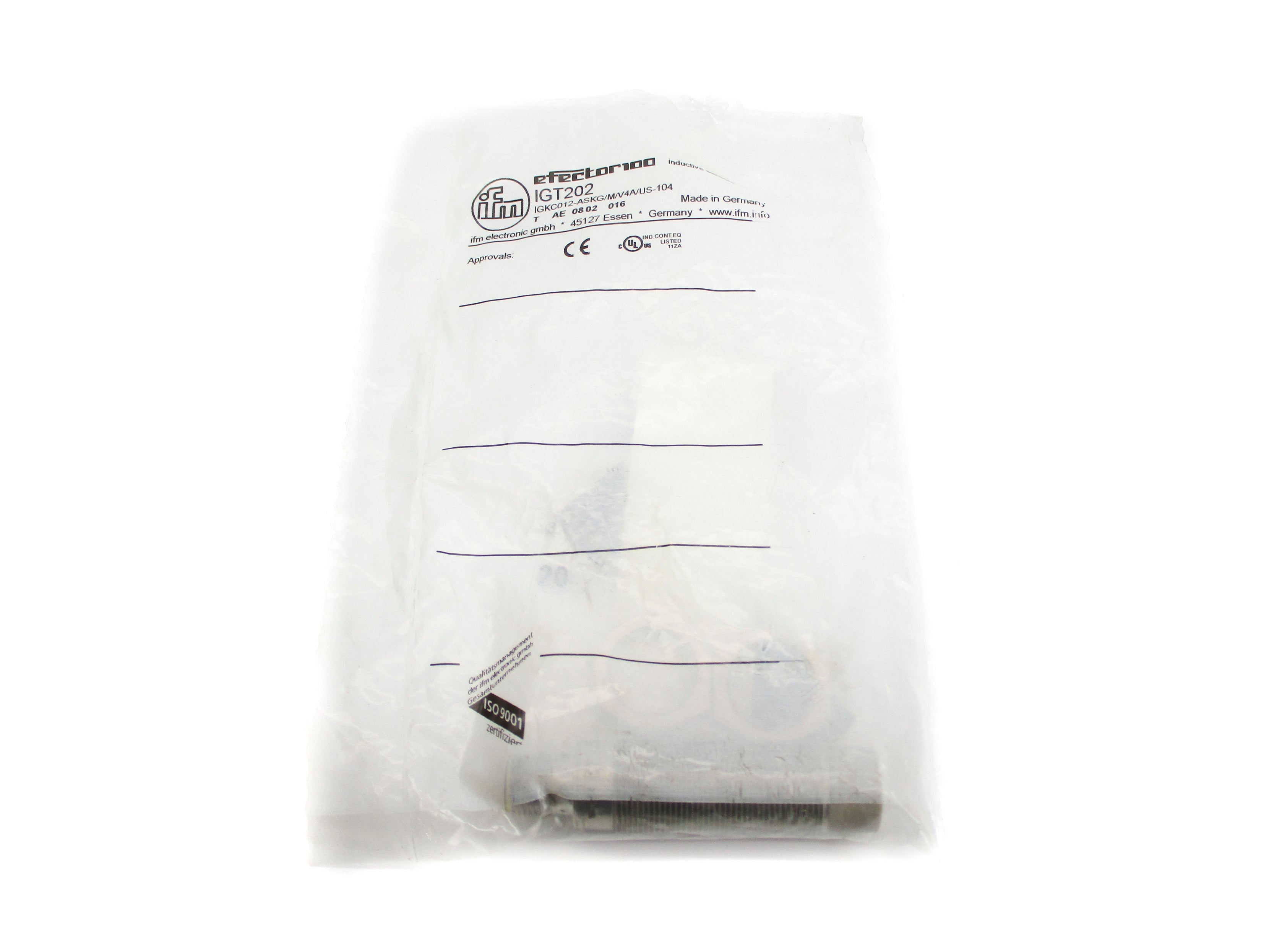 IFM EFECTOR IGT202 IGKC012-ASKG/M/V4A/US-104 NSMP
