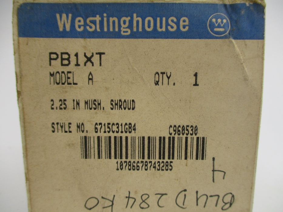 WESTINGHOUSE PB1XT 6715C31G84 NSMP