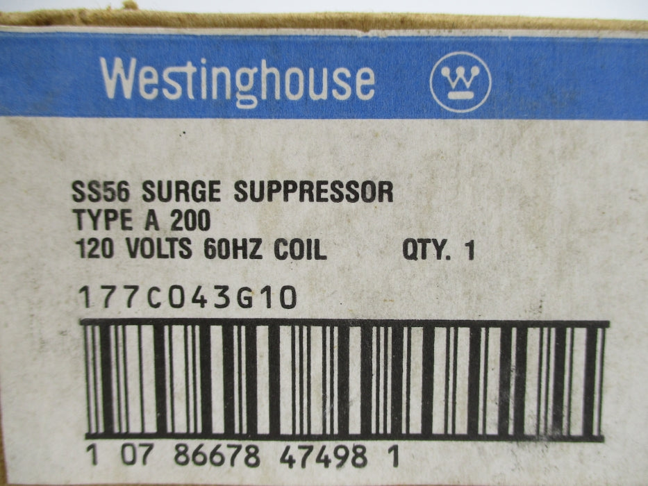 WESTINGHOUSE SS56 177C043G10 NSMP