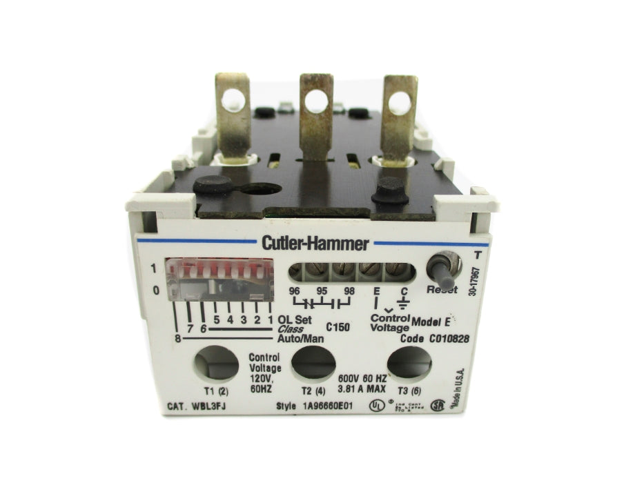 CUTLER HAMMER WBL3FJ 1A96660E01 120V NSMP