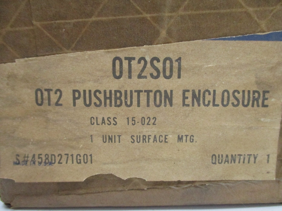 WESTINGHOUSE 458D271G01 OT2S01 (AS PICTURED) NSMP