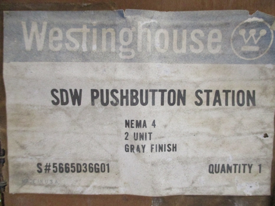 WESTINGHOUSE 5665D36G01 SDW (AS PICTURED) NSMP
