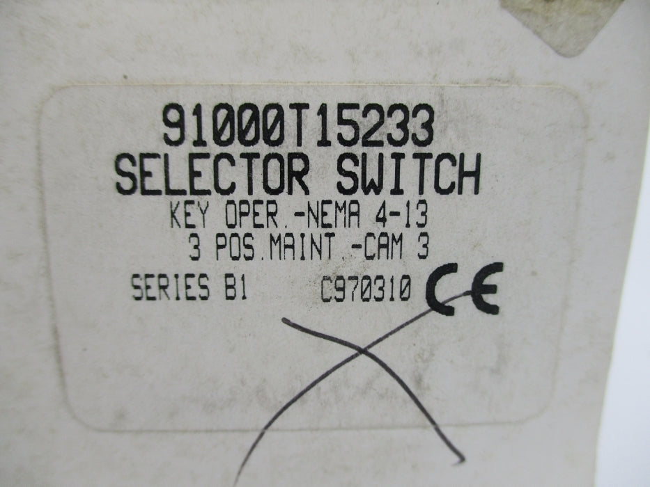 CUTLER HAMMER 91000T15233 SER. B1 NSMP