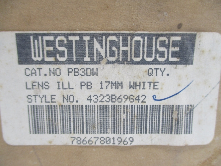 WESTINGHOUSE PB3DW 4323B69G42 (PKG OF 10) NSMP