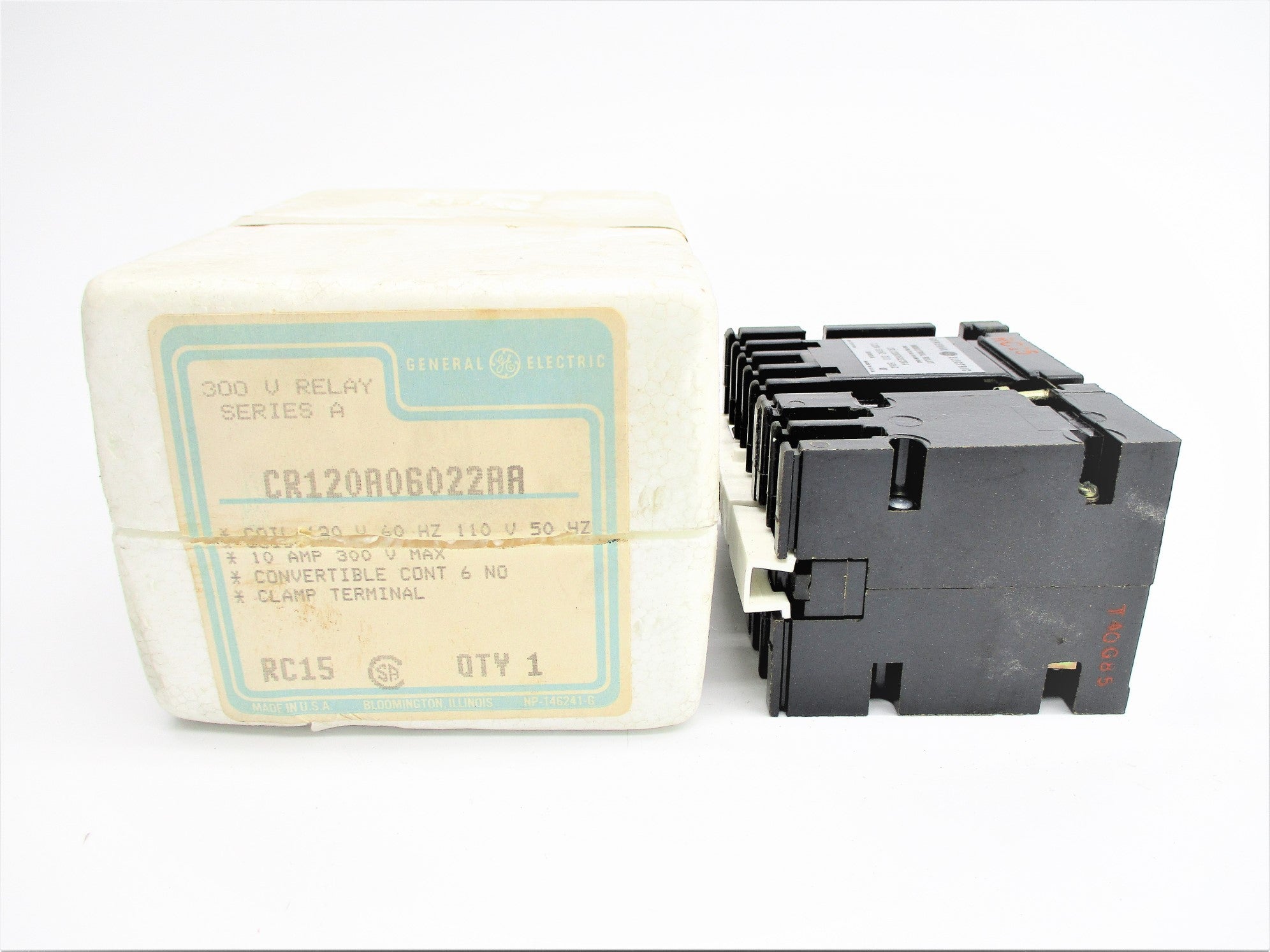 GENERAL ELECTRIC CR120A06022AA SER. A 110/120V 10A NSMP