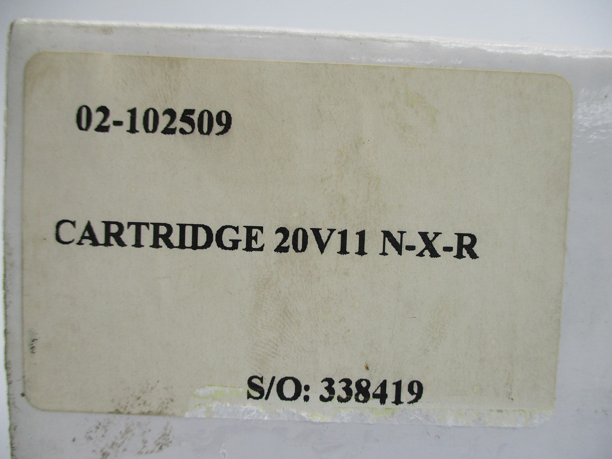 SPARE PART 02-102509 20V11 NSMP