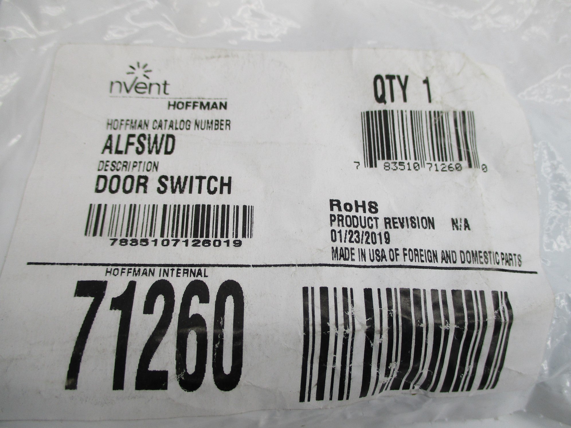 HOFFMAN ALFSWD 71260 NSMP