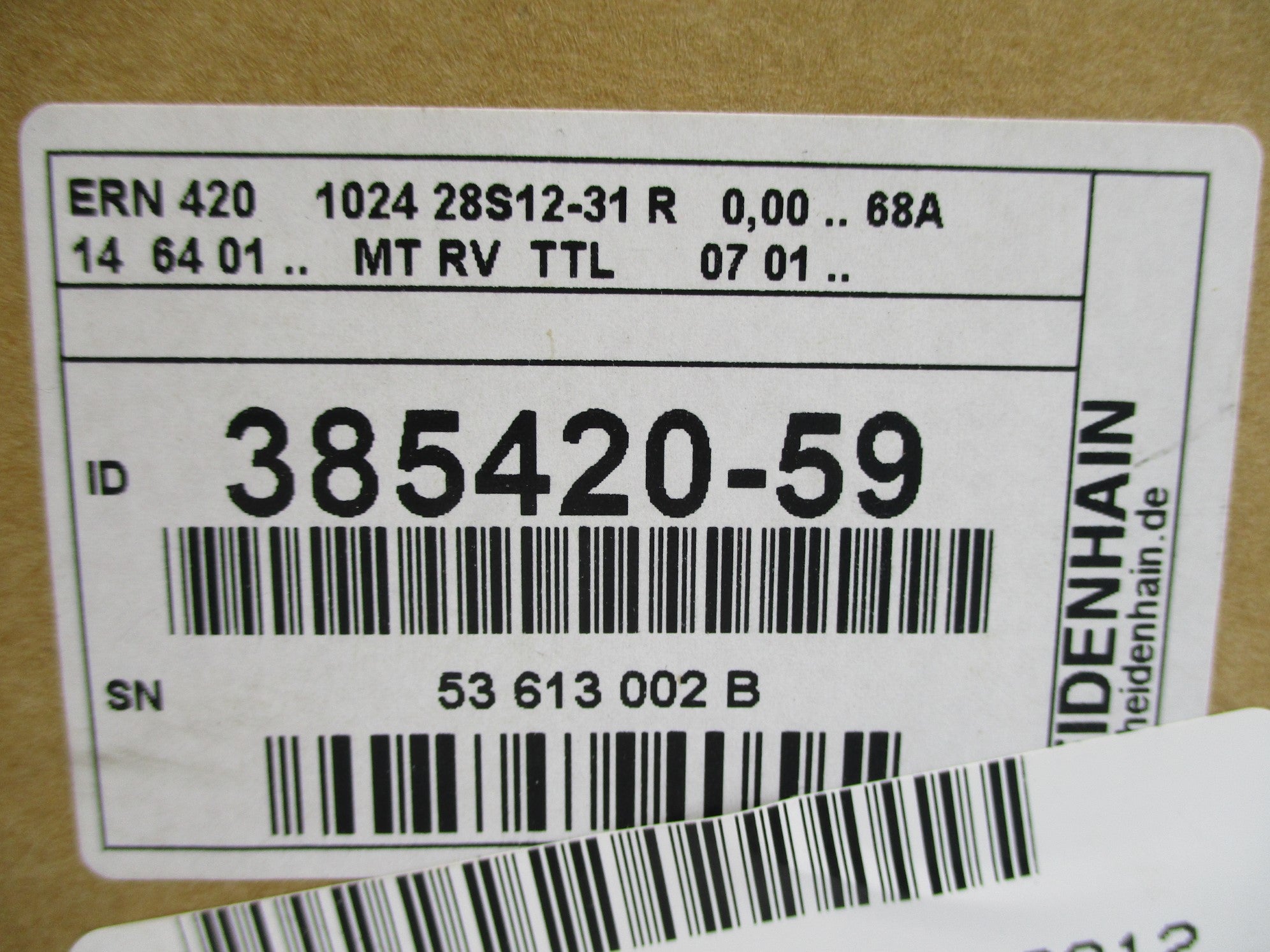 HEIDENHAIN ERN420102428S12-31 385420-59 NSMP