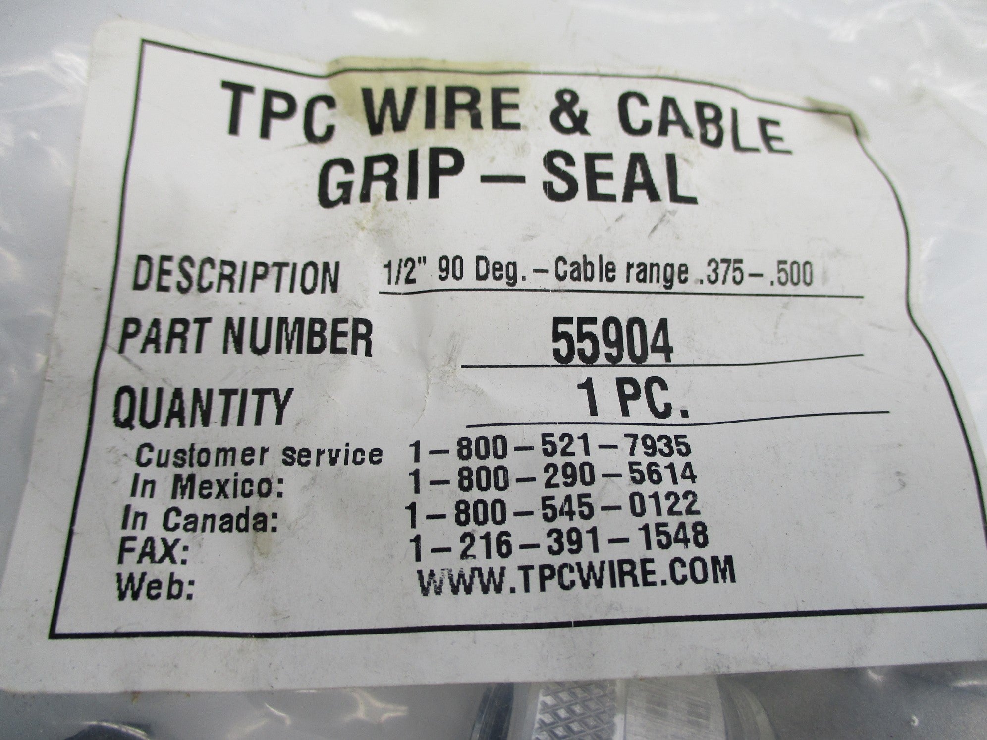 TPC WIRE & CABLE 55904 NSMP