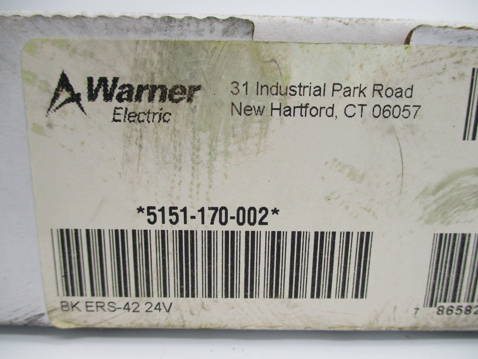 WARNER ELECTRIC 5151-170-002 ERS-42 24VDC NSMP