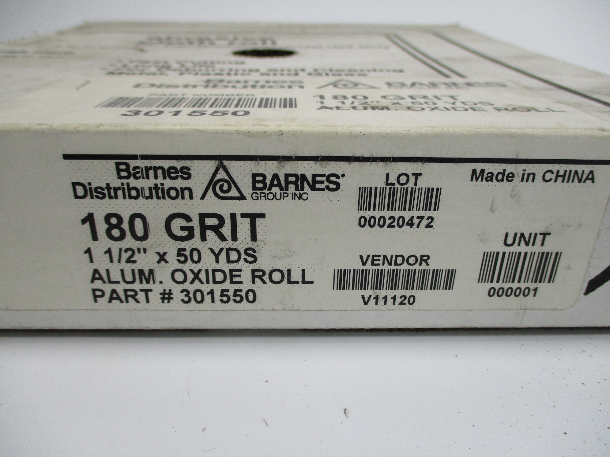 BARNES DISTRIBUTION 301550 180GRIT NSMP