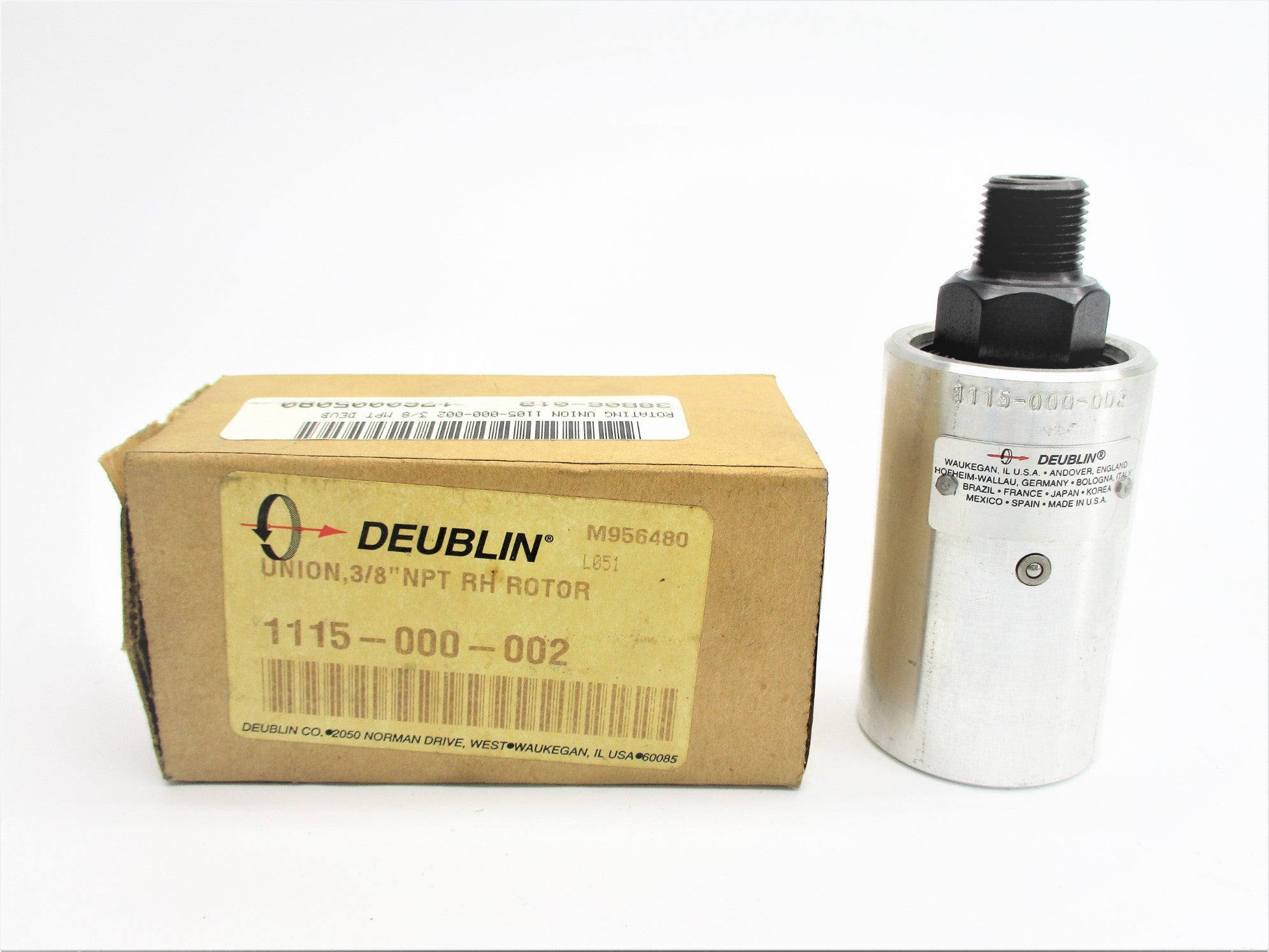 DEUBLIN 1115-000-002 3/8" NSMP