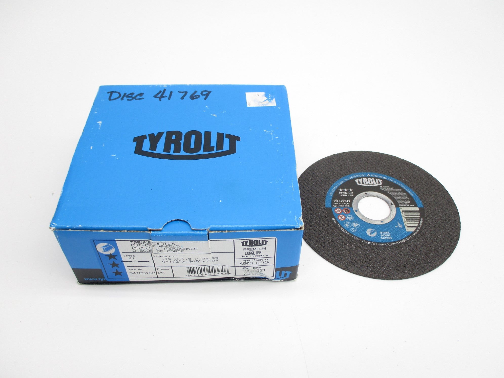TYROLIT 34163158 (PKG OF 25) NSMP