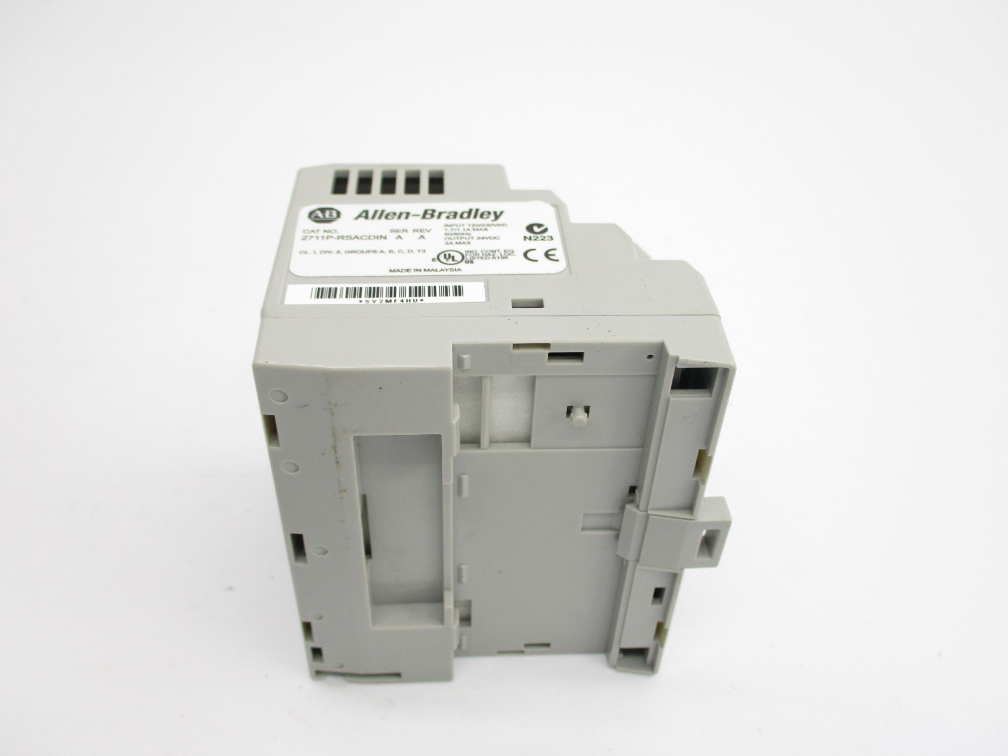 ALLEN BRADLEY 2711P-RSACDIN SER. A 120/230VAC 1.7/1.1A REV. A NSNP