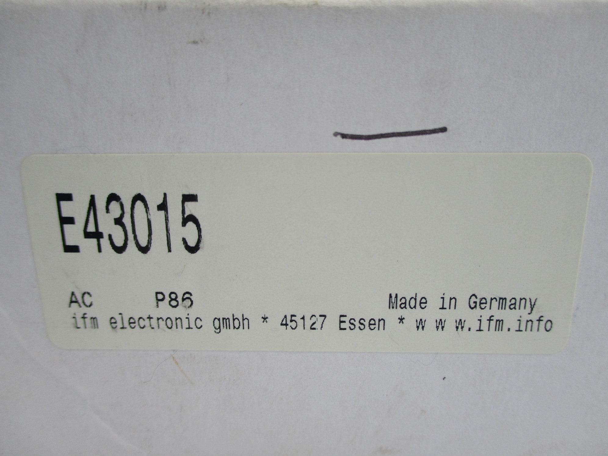 IFM EFECTOR E43015 NSMP