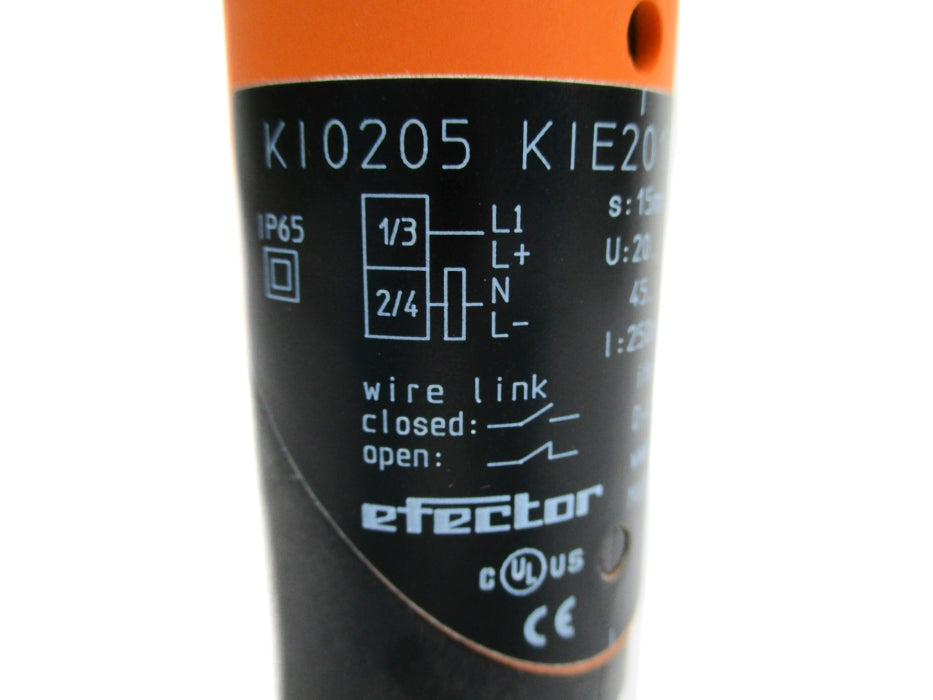 IFM EFECTOR KI0205 KIE2015-FBOA/NI 20-250VAC/DC NSNP
